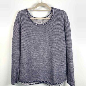 Cecilie Bahnsen Women's Blue and White Jumper